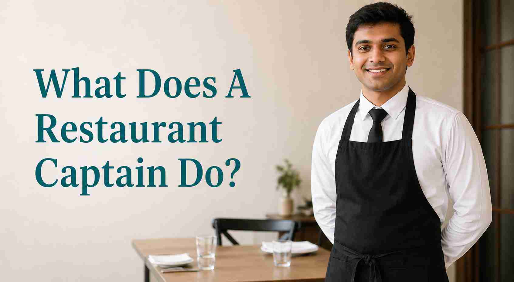 What Does A Restaurant Captain Do?