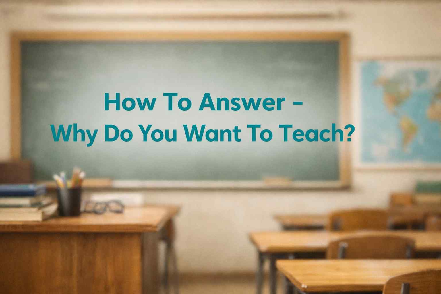 How To Answer – Why Do You Want To Teach?