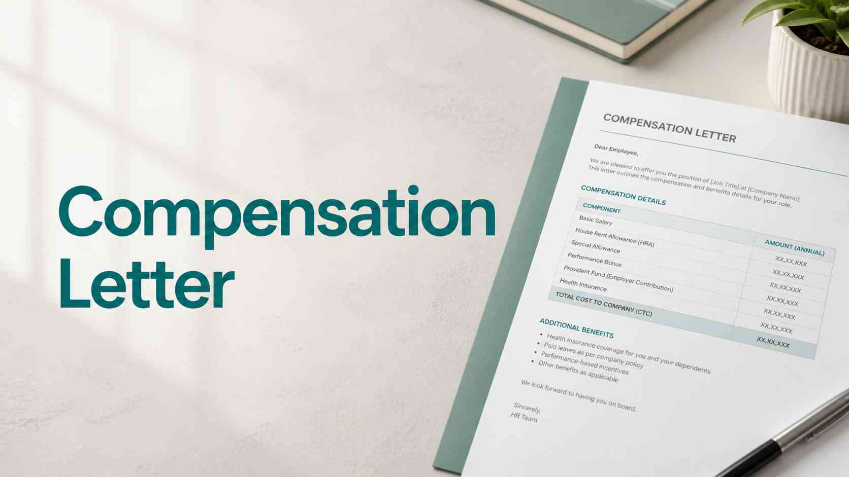 How To Write A Compensation Letter? 